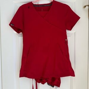 Koi Lite Women’s Scrub Set in limited edition Ruby